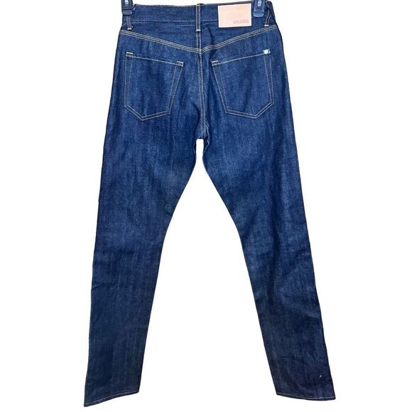 Baldwin The Reed Straight Leg Jean in Dark Wash Selvage Denim Jean NWT Size 28 - Picture 6 of 10